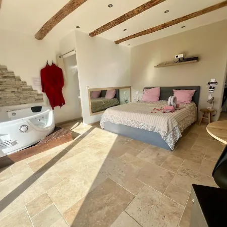 Lägenhet De Charme Et Son Jacuzzi Et Sauna En Pleine Nature *